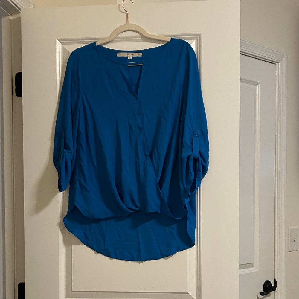 Fun 2 Fun Vibrant Blue Blouse
